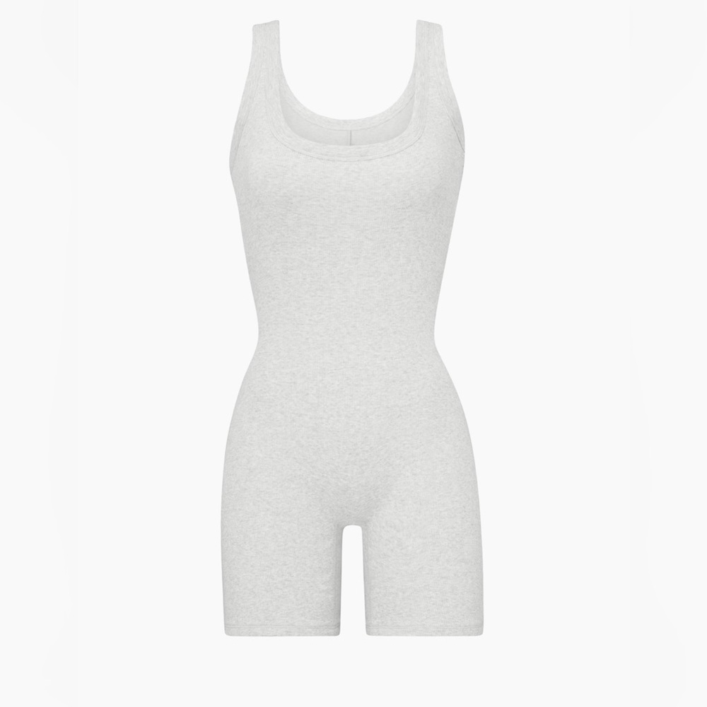 SKIMS Cotton Rib Onesie Bodysuit - Picture 2 of 6